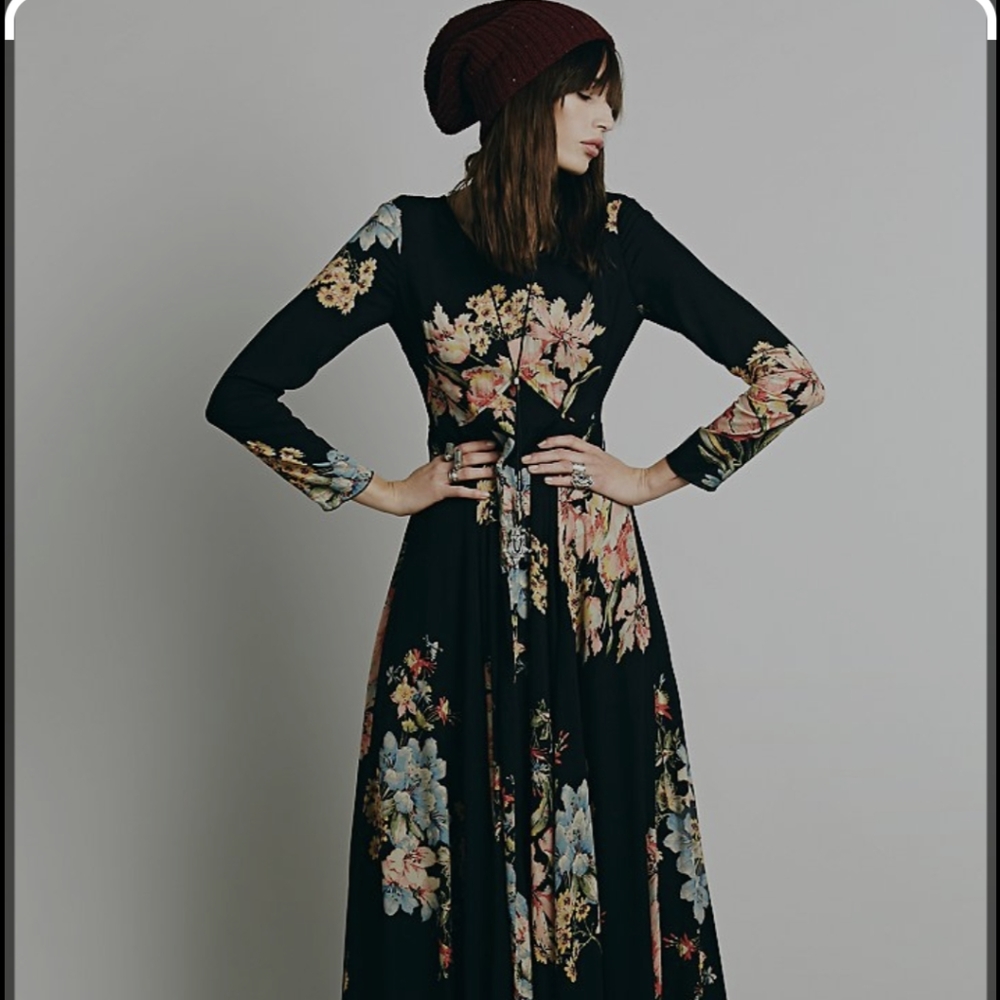 Free People Rare First Kiss Maxi dress